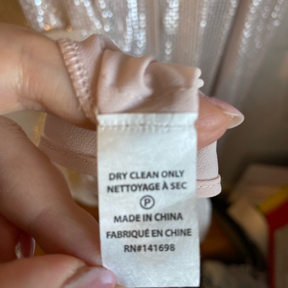 NWT Ramy Brook Callie Metallic High Low Dress - Picture 7 of 10